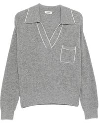 Sandro - Pullover Mit Aufgesetzter Tasche - Lyst