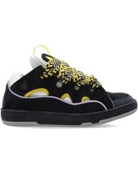 Lanvin - Curb Oversized-Lace Sneakers - Lyst