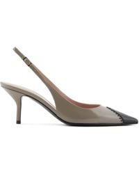 Giorgio Armani - 60Mm Contrasting-Toecap Leather Pumps - Lyst
