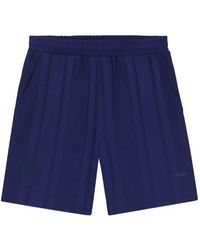 BOSS GREEN HUGO BOSS - Pleated Cotton Shorts - Lyst