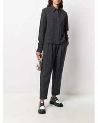 YMC - Camisa con motivo floral en jacquard - Lyst