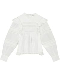 Isabel Marant - Ganael ラッフル ブラウス - Lyst