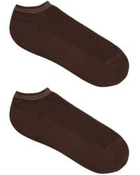 ZEGNA - Stripe-Detail Socks - Lyst