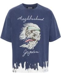 Neighborhood - T-Shirt Savage Con Stampa Grafica - Lyst