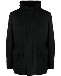 Corneliani - Hooded Virgin Wool Jacket - Lyst