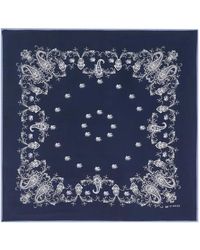 Etro - Squared Foulard Print Scarf - Lyst