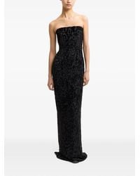 16Arlington - Frasia Devoré Strapless Bodycon Maxi Gown Dress - Lyst