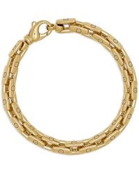 Jewels Aficionado - 18Kt Geelgouden Anchor Armband - Lyst
