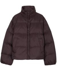 Closed - Cropped Puffer Jacket - Lyst