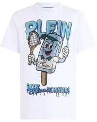 Philipp Plein - Round Neck T-Shirt Ice Cream Tennis - Lyst