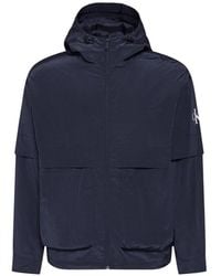 Calvin Klein - Logo-Print Hooded Jacket - Lyst