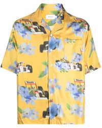 Rhude - Camisa con estampado floral - Lyst