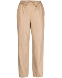 Yves Salomon - Straight-Leg Lambskin Trousers - Lyst