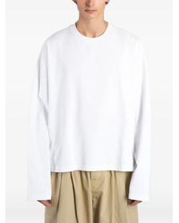 Marni - Cotton Long-Sleeved T-Shirt With Patch Logo - Lyst