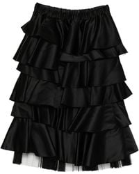 COMME DES GARÇON BLACK - Elasticated Waistband Skirt - Lyst