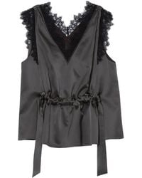 3.1 Phillip Lim - Lace V-Neck Top - Lyst
