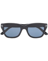 Tom Ford Eckige Sonnenbrille - Schwarz