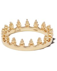 Annoushka 18kt Yellow Gold Crown Ring - Metallic
