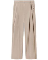 Stella McCartney - Pleated Wool Trousers - Lyst