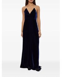 forte_forte - V-Neck Sleeveless Maxi Dress - Lyst
