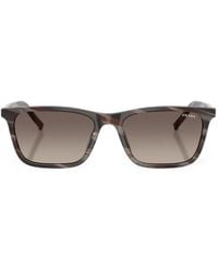 Prada - Rectangle-Frame Sunglasses - Lyst