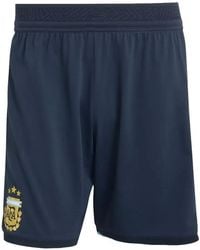 adidas - Argentina 26 Home Authentic Logo-Patch Shorts - Lyst