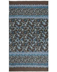 Betty Barclay - Animal-Print Striped-Border Scarf - Lyst