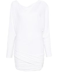 Christopher Esber - Robe Drapée Luna À Col Bénitier - Lyst