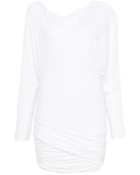 Christopher Esber - Robe Drapée Luna À Col Bénitier - Lyst