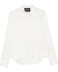 Dondup - Satin-Finish Long-Sleeved Shirt - Lyst