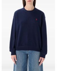 Polo Ralph Lauren - Polo Ralph Lauren Cotton Fleece Crewneck Sweatshirt - Lyst