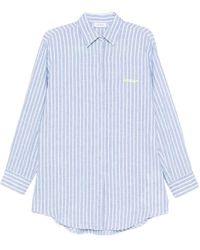 Off-White c/o Virgil Abloh - Striped Shirt Dress - Lyst