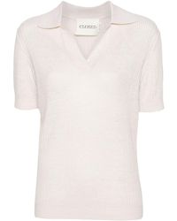 Closed - Knitted Polo Shirt - Lyst