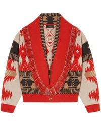 Alanui - Cardigan Bomber Icon Jacquard - Lyst