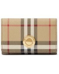 Burberry - Vintage Check-print Folded Wallet - Lyst