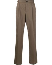 Caruso - Pleat-detail Straight-leg Trousers - Lyst