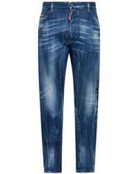 DSquared² - Distressed-Effect Faded Jeans - Lyst