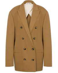 Alberta Ferretti - Double-Breasted Blazer - Lyst