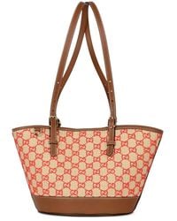 Gucci - Small Velvet Gg-Motif Tote Bag - Lyst