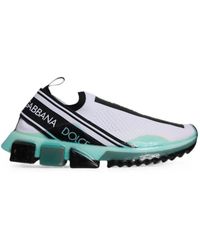 Dolce & Gabbana - Sorrento Logo-Print Sneakers - Lyst