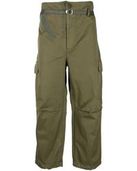 Comme des Garçons - Belted Tapered-Leg Cargo Trousers - Lyst