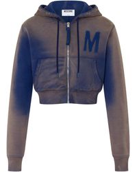 Moschino - Hoodie À Fermeture Zippée - Lyst