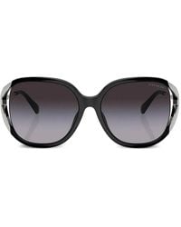 COACH - Gradient-Lens Round-Frame Sunglasses - Lyst