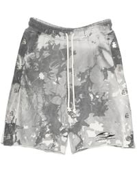 HELLSTAR - Tie-Dye Embellishment Shorts - Lyst