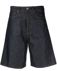 Totême - Knielange Jeans-Shorts - Lyst