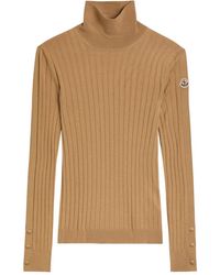 Moncler - High-Neck Knitted Top - Lyst