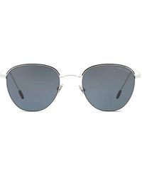 Giorgio Armani - Round-Frame Sunglasses - Lyst