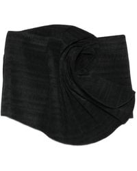Magda Butrym - Mini Ruched Draped Skirt - Lyst