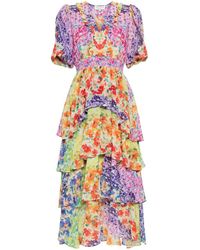 Hale Bob - Lainey Floral-print Midi Dress - Lyst