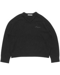 Acne Studios - Pullover Mit V-Ausschnitt - Lyst